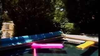 Busty darkhaired chick was fooling around with dildo when blonde girl living next door proposed to ho have some Sapphic