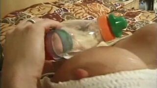 Busty slut loves to suck a cock until it explodes in her mouth