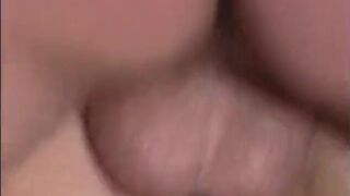 Horny bitch gets drilled in both holes by two thick dicks and enjoys facials