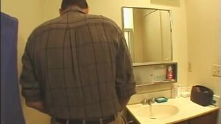 Leggy brunette with great tits fucked in her hairy pussy after blow job on sofa - 12 image