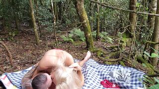 Big titted milf gets fucked in public