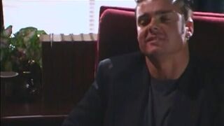 Horny stud sticks his tongue and cock inside beautiful blondes tasty pussy