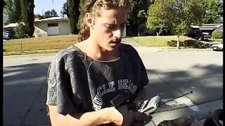 Hot tight inexperienced blonde gets fucked and gets a hot load blown on her pussy