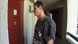 Hot tight inexperienced blonde gets fucked and gets a hot load blown on her pussy