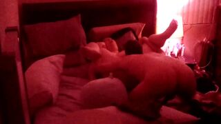 Homemade PAWG Milf Redhead Red Light Fuck Session