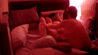 Homemade PAWG Milf Redhead Red Light Fuck Session