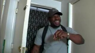 Man receives blowjob from two blonde babes