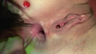 Raven helps get busty brunette's ass rammed