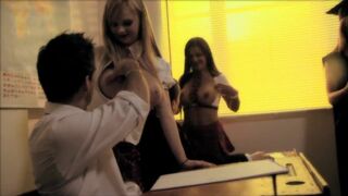 SchoolGirls Sluts... Orgy in Classroom!!!