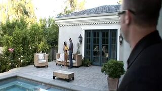 Starving vampish brunette with giant bristols loves to be fucked from behind