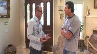 Starving vampish brunette with giant bristols loves to be fucked from behind