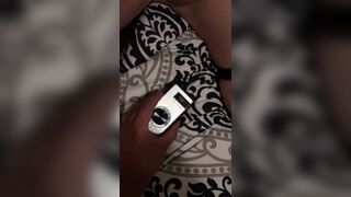 Our first video, Milf has multiple orgasms, surprise squirt!