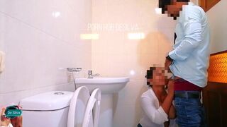 Quick Fuck With My Office Hot sexy Girl in The Office Bathroom - 5 image