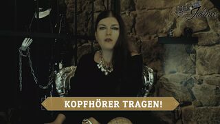 ASMR whispering with german sexy dominatrix come on and become my slave toy