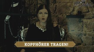 ASMR whispering with german sexy dominatrix come on and become my slave toy