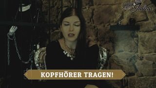 ASMR whispering with german sexy dominatrix come on and become my slave toy