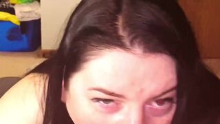 Thick pink toe girlfriend gets a creamy load