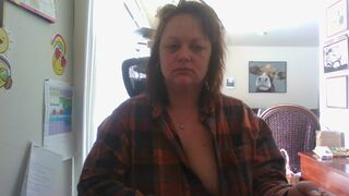 Morning Smoke and Masturbation in the Desk Chair...