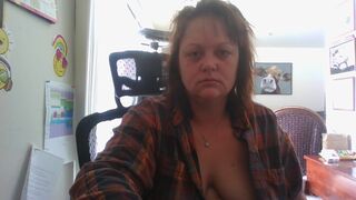 Morning Smoke and Masturbation in the Desk Chair...