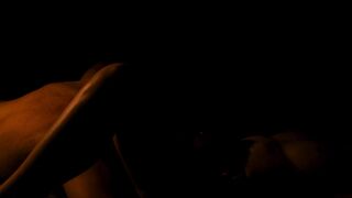 Hot sensual and erotic closeup of sex at night with amateur couple