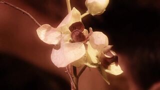 Lusty stepmom in sexy black lingerie seduce her stepson