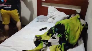 Movie: my wife is unfaithful to me with my best friend every day when I'm not at home and today I was able to record them What a fucking wife I've had all this time