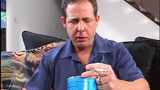 Black busty nurse loves to blow and ride white patient's cock