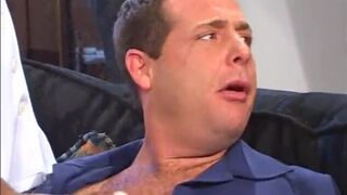 Black busty nurse loves to blow and ride white patient's cock