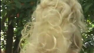 Kinky dude and blonde MILF fuck while being covered in chocolate syrup