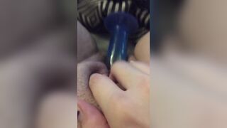 fucking my pussy with my dildo