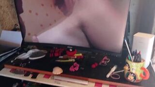 I suck a guy in front of a porn movie