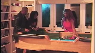 Hot chicks are blowing cock and getting their asses fucked