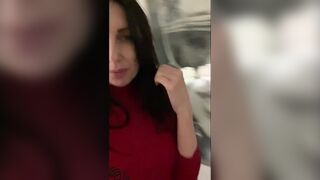 The bitch retired during the party to satisfy the pussy