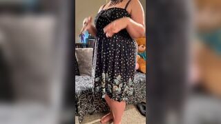 Marie's Edging Orgasm While Modeling and Dancing