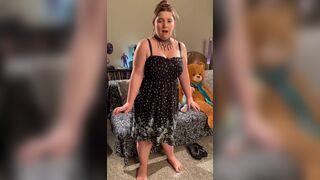 Marie's Edging Orgasm While Modeling and Dancing