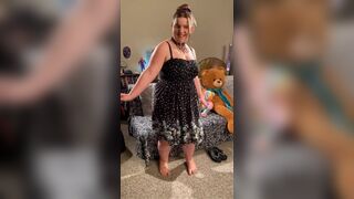 Marie's Edging Orgasm While Modeling and Dancing