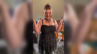 Marie's Edging Orgasm While Modeling and Dancing