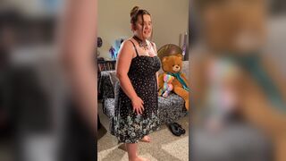 Marie's Edging Orgasm While Modeling and Dancing