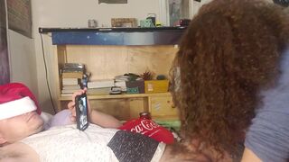 X-mas eve blowjob