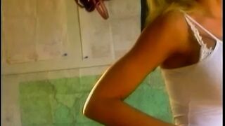 Curvy brunette gets deep anal drilling then swallows load