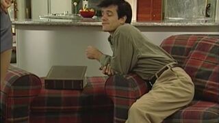 Lesbian biker chicks with massive tits have steamy dildo