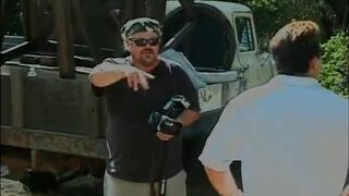 Hot threesome outdoor with two brunettes