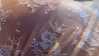 Obsessing over her angelic body till she wraps her red lips around my cock and begs for my cum