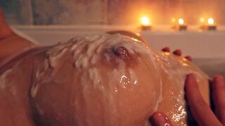 Big Tits Tising And Watered with white cumplays