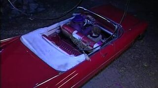 Hot blonde gets cum on her perfect tits after giving head