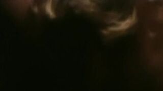 Black latex blonde slut whore rides big dick reverse cowgirl