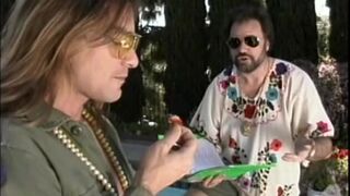 Inexperienced brunette hippy chick with great tits is fucked