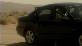 Lovely blonde gets fucked on the stove in her kitchen