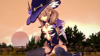 Genshin Impact: Lisa BlowJob And TitJob CumShot Hentai