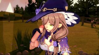 Genshin Impact: Lisa BlowJob And TitJob CumShot Hentai